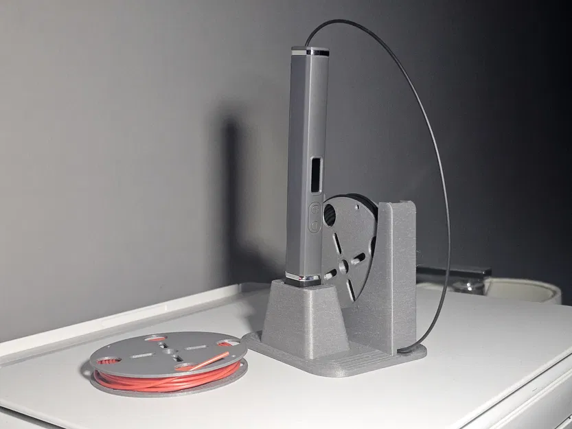 Kẹp Bút In 3D Có Giá Đỡ Cuộn Dây Filament - Image 1