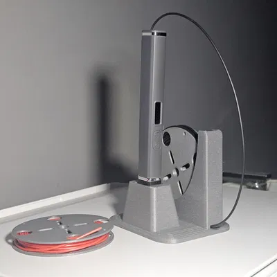 Kẹp Bút In 3D Có Giá Đỡ Cuộn Dây Filament