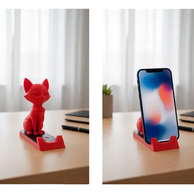 Chỗ Đựng Điện Thoại Hình Mèo - Cat Phone Holder