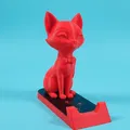 Chỗ Đựng Điện Thoại Hình Mèo - Cat Phone Holder - Thumbnail 3