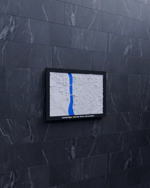 Mô hình 3D Địa hình Cambridge, Đại học Charles River - Hoa Kỳ - Image 1