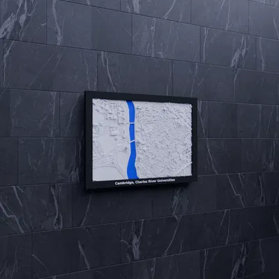 Mô hình 3D Địa hình Cambridge, Đại học Charles River - Hoa Kỳ