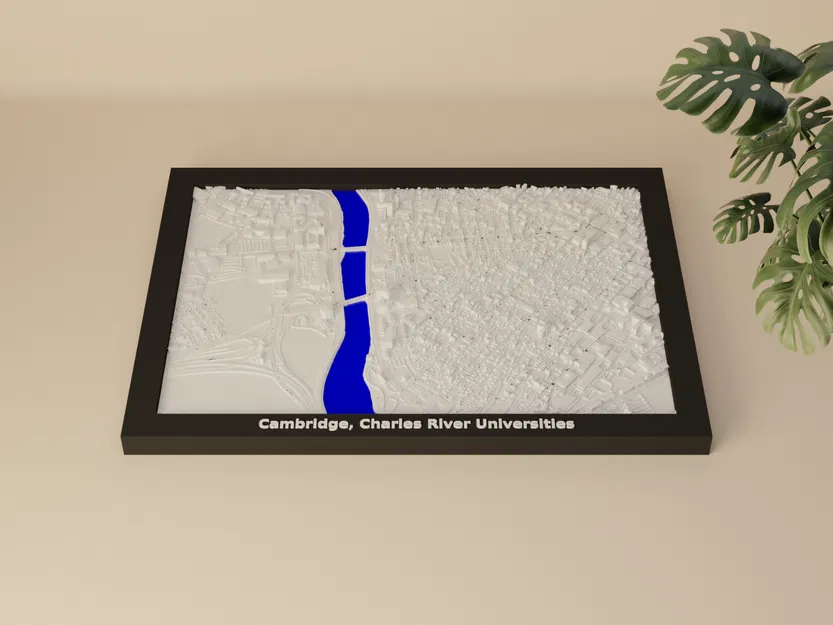 Mô hình 3D Địa hình Cambridge, Đại học Charles River - Hoa Kỳ - Image 3