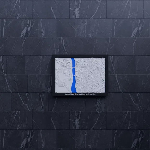 Mô hình 3D Địa hình Cambridge, Đại học Charles River - Hoa Kỳ - Image 5