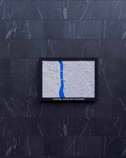 Mô hình 3D Địa hình Cambridge, Đại học Charles River - Hoa Kỳ - Image 6