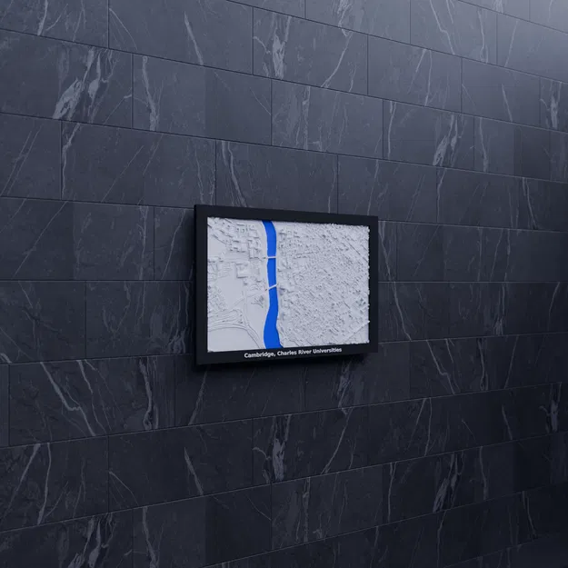 Mô hình 3D Địa hình Cambridge, Đại học Charles River - Hoa Kỳ - Image 7
