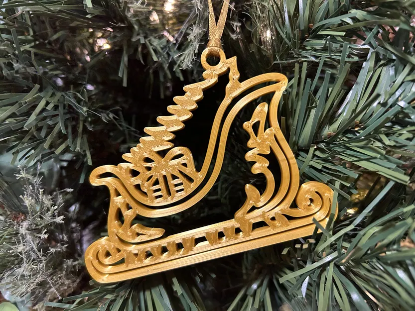 Mô hình Xe Trượt Tuyết Giáng Sinh - Image 2