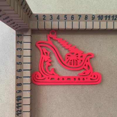 Mô hình Xe Trượt Tuyết Giáng Sinh