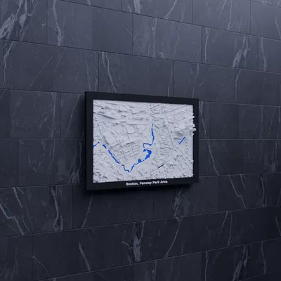 Mô hình địa hình 3D Boston, Khu vực Fenway Park - Hoa Kỳ