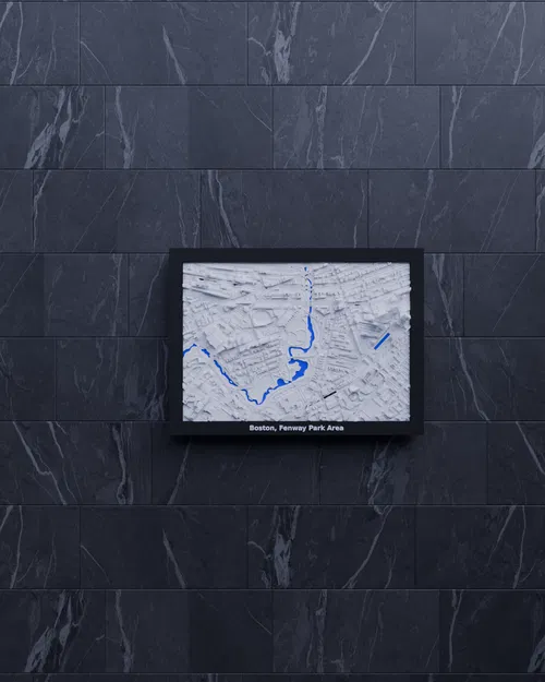 Mô hình địa hình 3D Boston, Khu vực Fenway Park - Hoa Kỳ - Image 5