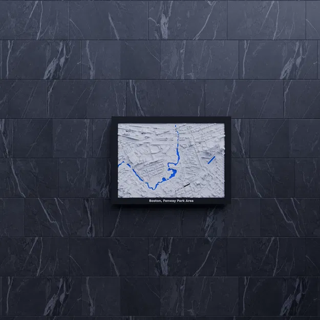 Mô hình địa hình 3D Boston, Khu vực Fenway Park - Hoa Kỳ - Image 6