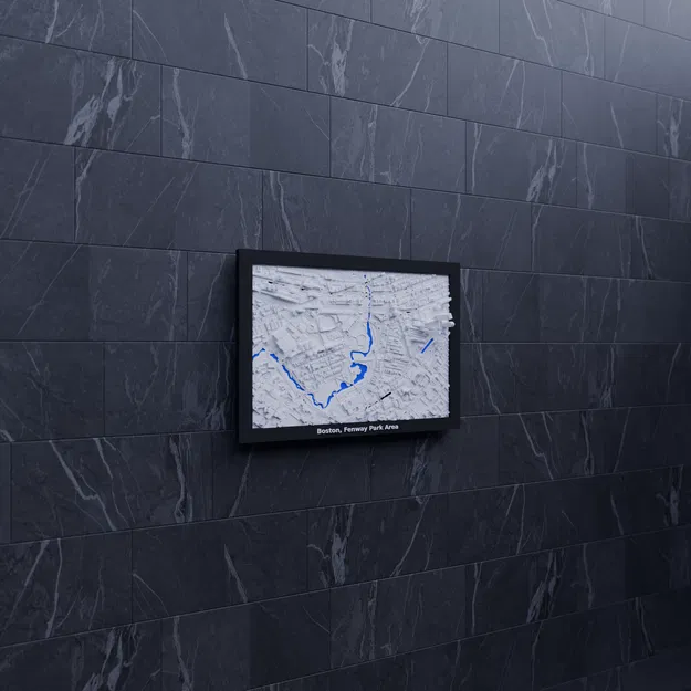 Mô hình địa hình 3D Boston, Khu vực Fenway Park - Hoa Kỳ - Image 7