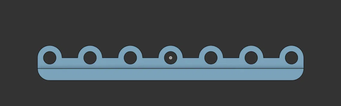 Cần gạt 5 lỗ cho lưới tản nhiệt Isuzu Trooper 1995 - Image 1