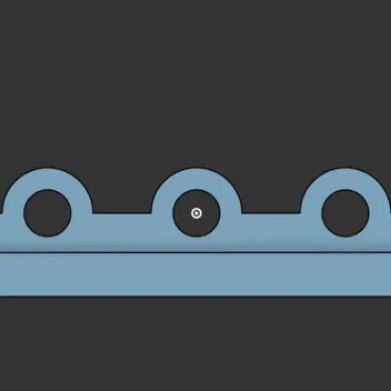 Cần gạt 5 lỗ cho lưới tản nhiệt Isuzu Trooper 1995