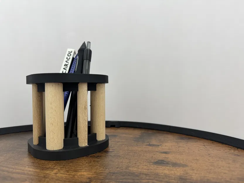 Chỗ Cắm Bút Hiện Đại – Lai Gỗ & In 3D - Image 1