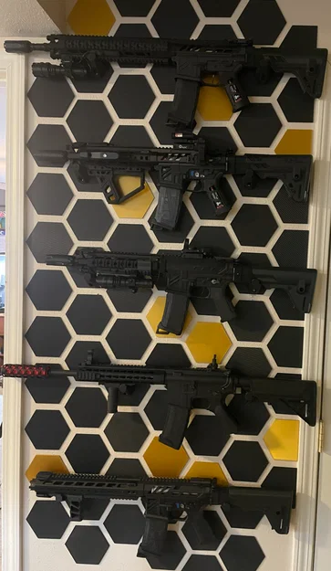 Vỏ AEG Hoàn Chỉnh - Airsoft M4 (Kiểu AR15) - Dạng Khung Xương - In Toàn Bộ - Image 2