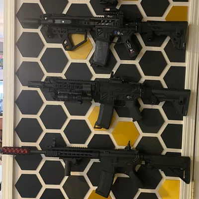 Vỏ AEG Hoàn Chỉnh - Airsoft M4 (Kiểu AR15) - Dạng Khung Xương - In Toàn Bộ