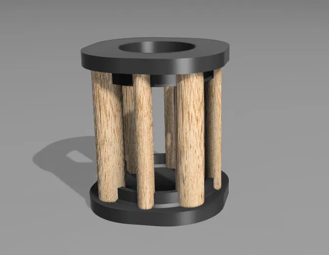 Chỗ Cắm Bút Hiện Đại – Lai Gỗ & In 3D - Image 2