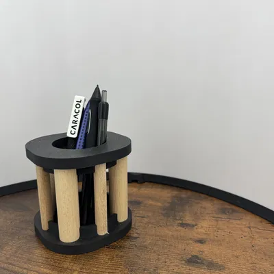 Chỗ Cắm Bút Hiện Đại – Lai Gỗ & In 3D