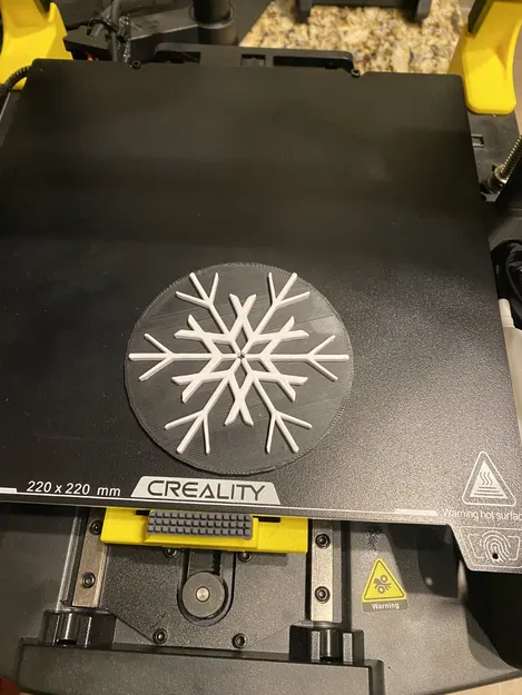 Miếng lót ly hình bông tuyết - Image 1