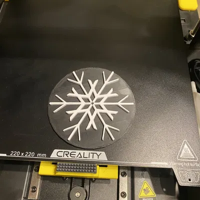 Miếng lót ly hình bông tuyết