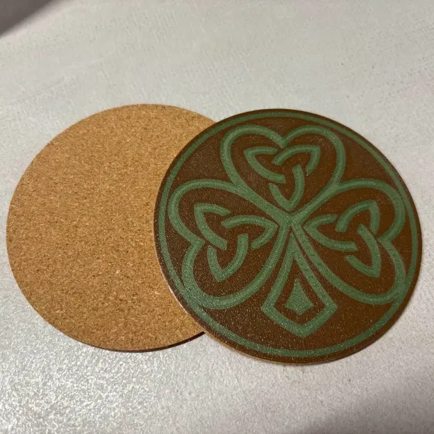 Đế Lót Ly Cỏ Ba Lá Celtic Ireland - Image 1