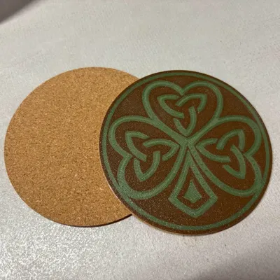 Đế Lót Ly Cỏ Ba Lá Celtic Ireland