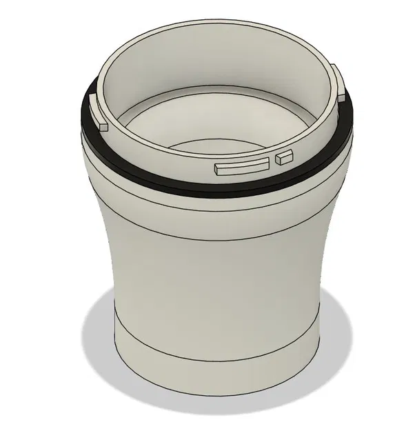 Adapter ống AirMini với HumidX cho Mặt nạ Resmed AirFit - Image 1