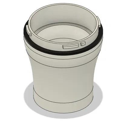 Adapter ống AirMini với HumidX cho Mặt nạ Resmed AirFit