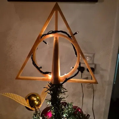 Đồ Trang Trí Đỉnh Cây Bảo Bối Tử Thần - Phiên Bản Lễ Hội Phù Thủy