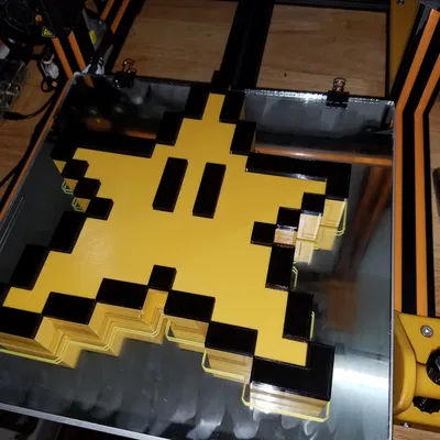 Đỉnh Cây Thông Noel Hình Sao Mario Hai Màu