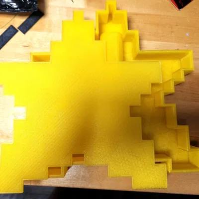 Đỉnh Cây Thông Mario Hollowed Có Đèn