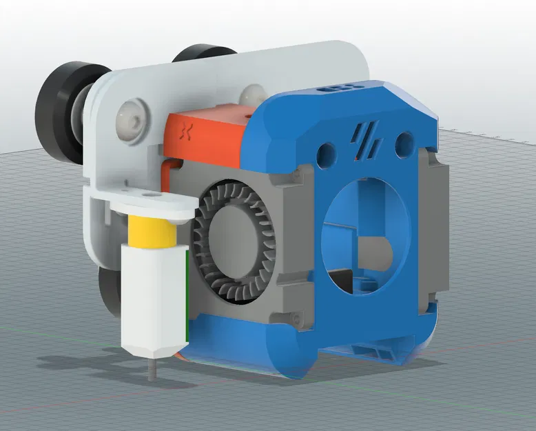 Pat gắn quạt Dragon Burner V8 cho Ender 5 Plus dễ lắp - Image 1