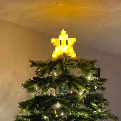 Móc Ngôi Sao Siêu Cấp Mario Trang Trí Cây Thông Noel