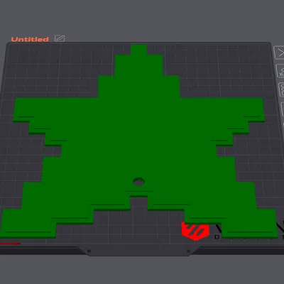 Móc Ngôi Sao Siêu Cấp Mario Trang Trí Cây Thông Noel
