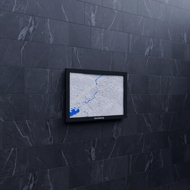 Sarrebourg, Pháp - Mô Hình 3D Địa Hình Thu Nhỏ - Image 6