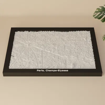 Paris, Champs-Elysees, Pháp - Mô hình thu nhỏ 3D