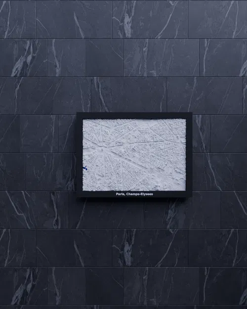 Paris, Champs-Elysees, Pháp - Mô hình thu nhỏ 3D - Image 5