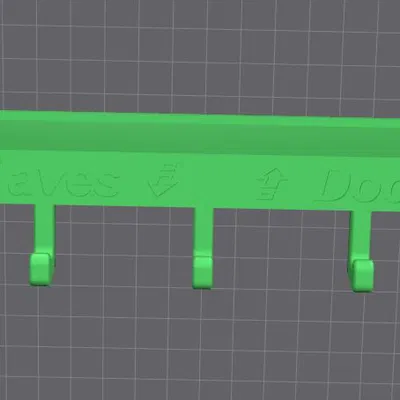 Chỗ treo chìa khóa và để card visit tiện lợi