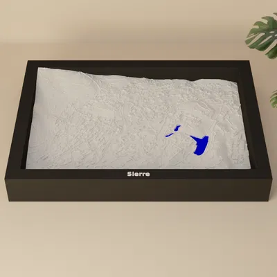 Mô hình thu nhỏ địa hình Sierre, Thụy Sĩ