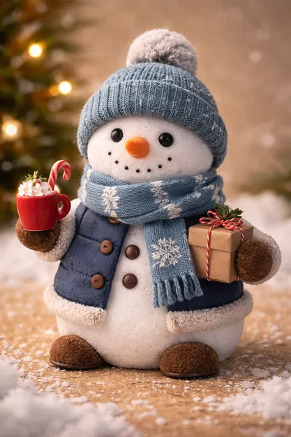 Người Tuyết Dễ Thương Đón Lễ - Image 1