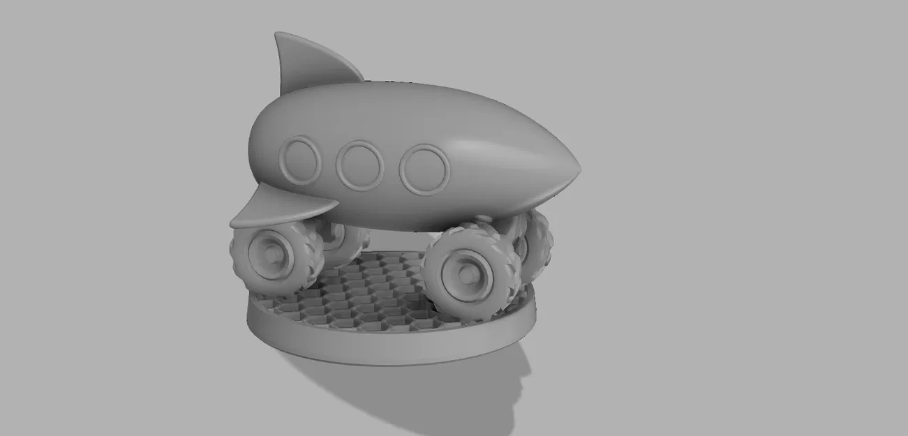 Red Rocket - Xe Đua Hầm Hố Cho Game & Trưng Bày - Image 1