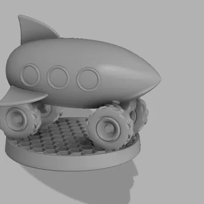 Red Rocket - Xe Đua Hầm Hố Cho Game & Trưng Bày