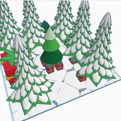 Mô Hình Thế Giới Tuyết Rơi