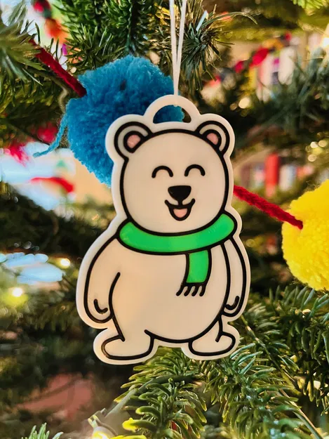 Gấu Bắc Cực Quàng Khăn - Image 1