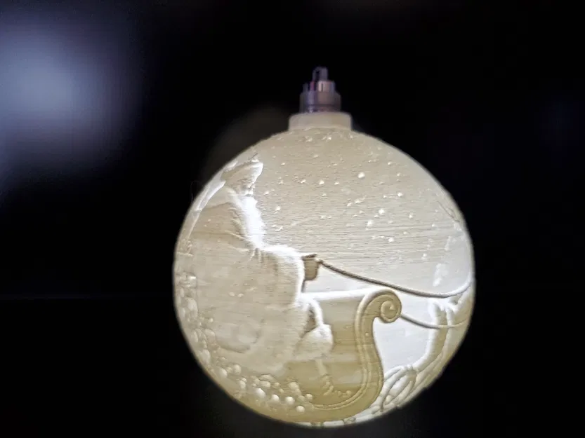 Đồ Trang Trí Giáng Sinh Phát Sáng - Cảnh Chúa Giáng Sinh và Ông Già Noel - Image 5