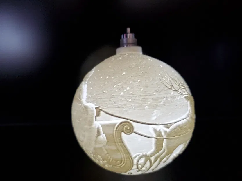 Đồ Trang Trí Giáng Sinh Phát Sáng - Cảnh Chúa Giáng Sinh và Ông Già Noel - Image 6