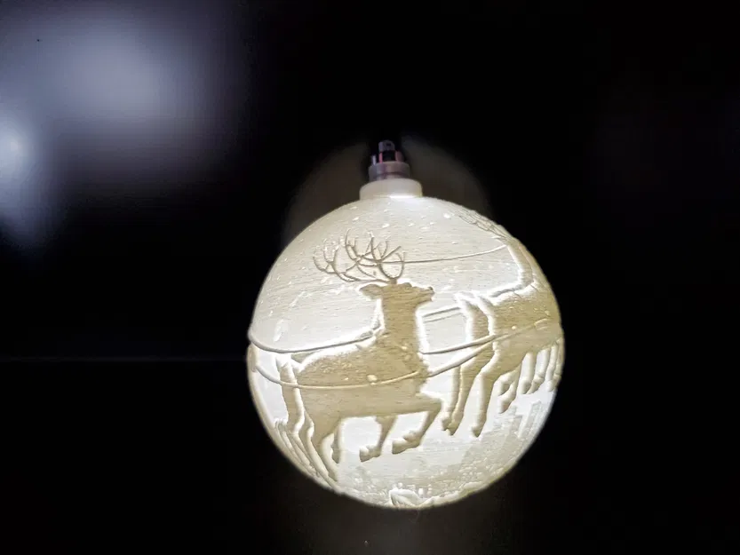 Đồ Trang Trí Giáng Sinh Phát Sáng - Cảnh Chúa Giáng Sinh và Ông Già Noel - Image 7