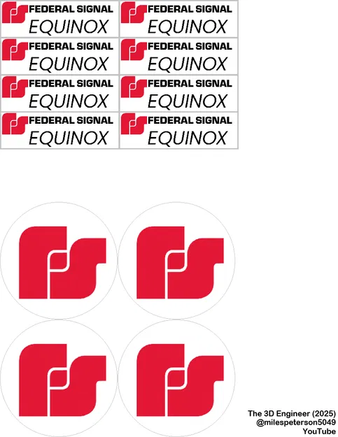 Mô hình Federal Signal Equinox Tỷ lệ 1/4 - Image 5