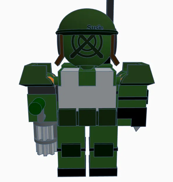 Mô Hình Nhân Vật Robot Lính (CrankDroid) Droid Lính Articulated (Die of Death OC Roblox) - Image 2